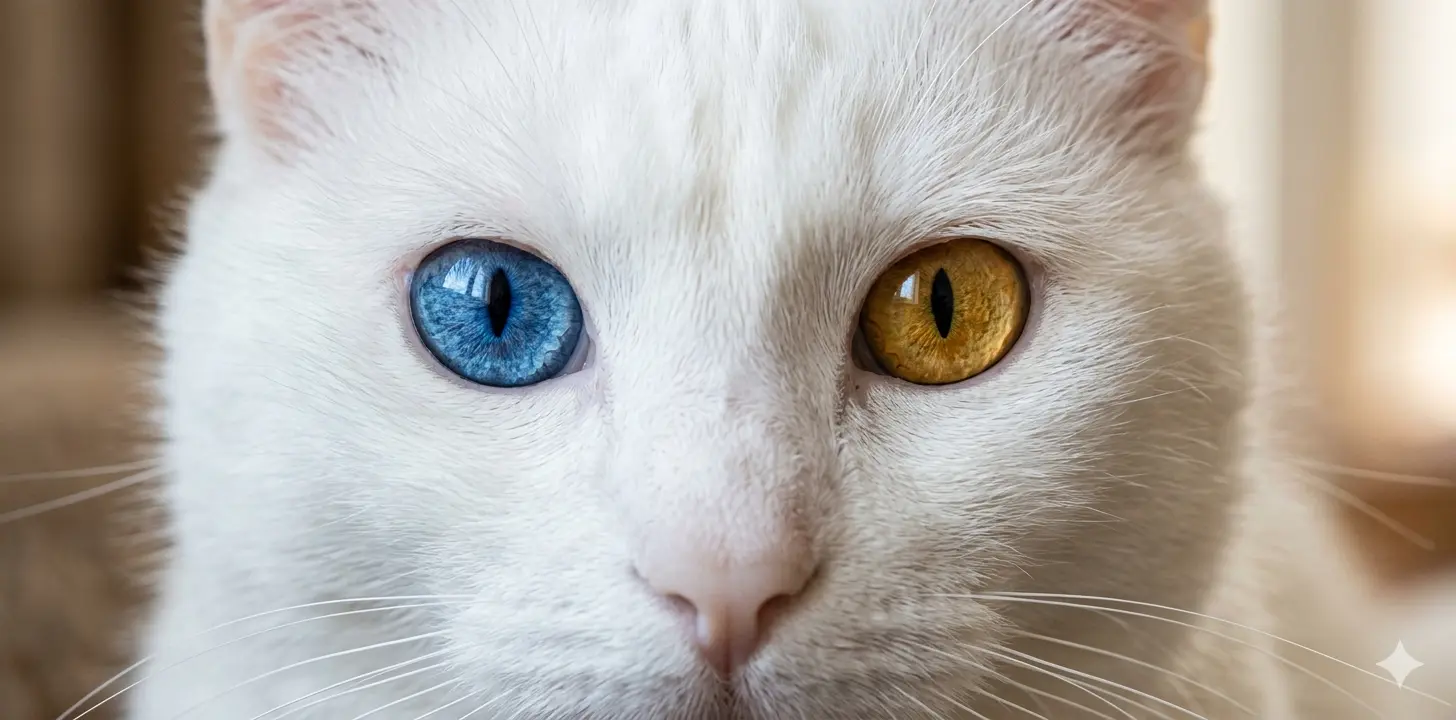 Heterocromia em gatos: por que alguns têm olhos de cores diferentes