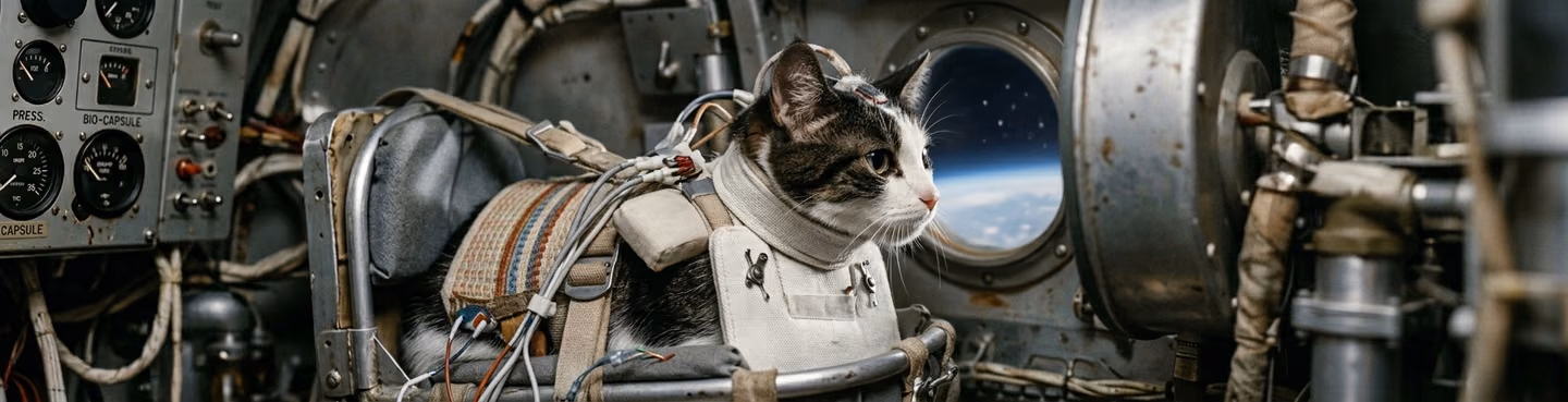 Félicette: a gata que foi ao espaço